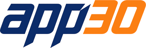 app 30 logo linking to homepage